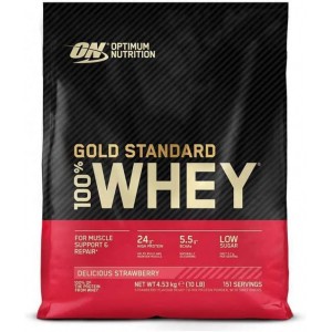 Сироватковий ізолят, Optimum Nutrition, 100% Whey Gold Standard - 4,54 кг