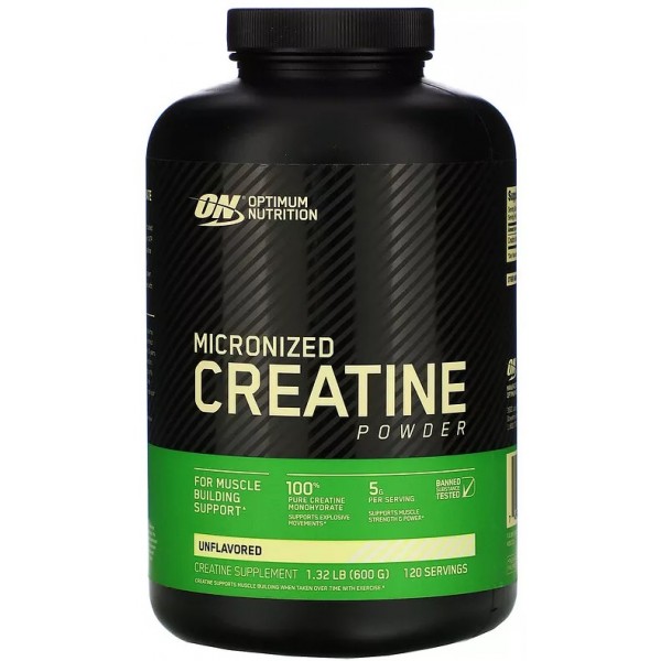 Креатин моногидрат, Optimum Nutrition, Creatine powder - 600 г