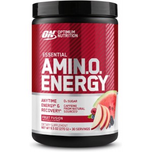 Комплексные аминокислоты с кофеином, Optimum Nutrition, Essential Amino Energy - 270 г - Фруктовый микс