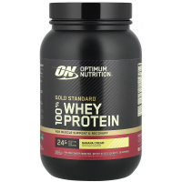 Сироватковий ізолят, Optimum Nutrition, 100% Whey Gold Standard - 909 г - Банан