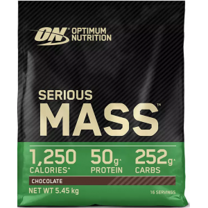 Многокомпонентный гейнер, Optimum Nutrition, Serious Mass EU - 5,45 кг - Шоколад