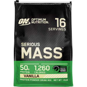 Многокомпонентный гейнер, Optimum Nutrition, Serious Mass EU - 5,45 кг - Ваниль