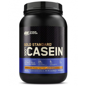 Казеиновый протеин, Optimum Nutrition, 100% Gold Standard Casein - 909 г