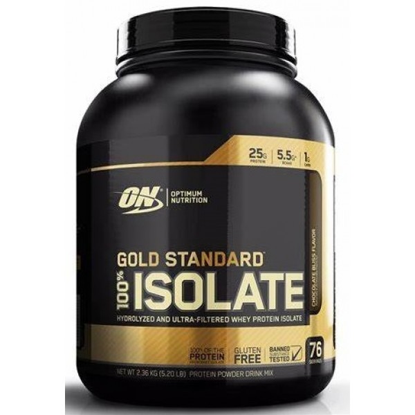 Сывороточный протеин изолят, Optimum Nutrition, 100% Isolate - 2,26 кг