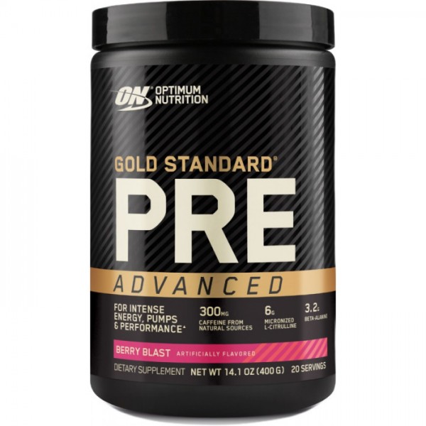 Предтренировочный комплекс, Optimum Nutrition, Pre-Advance - 400 г