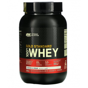 Сывороточный изолят, Optimum Nutrition, 100% Whey Gold Standard - 909 г - Печенье с кремом