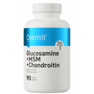 Комплекс для суставов, OstroVit, Glucosamine + MSM + Chondroitin - 90 таб