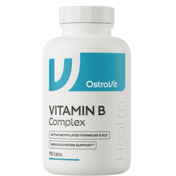 Витамины группы В + С,Е, OstroVit, Vitamin B Complex - 90 таб