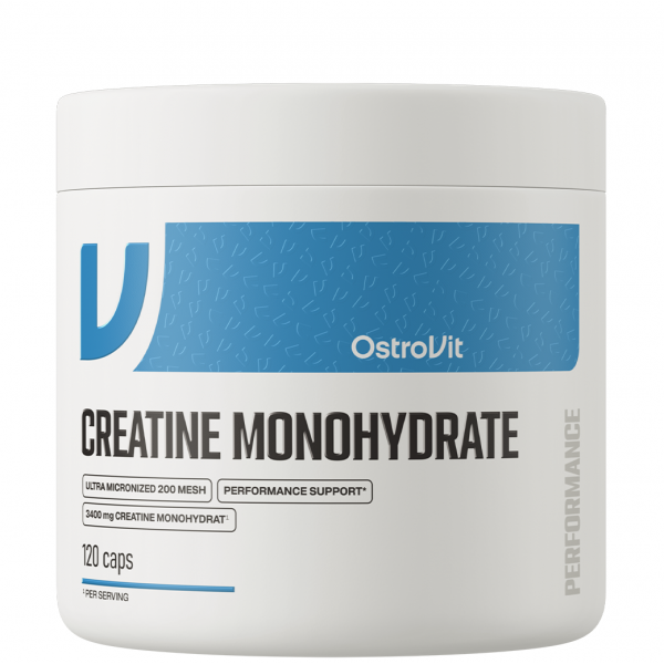 Креатин моногідрат (капсули), OstroVit, Creatine Monohydrate 3000 мг - 120 капс