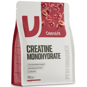 Креатин моногідрат, OstroVit, Creatine Monohydrate - 500 г - Вишня