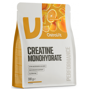 Креатин моногідрат, OstroVit, Creatine Monohydrate - 300 г - Апельсин