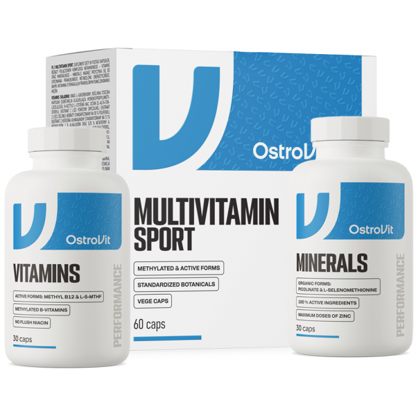 Вітаміни + мінерали, OstroVit, Vit&Min Sport - 60 капс