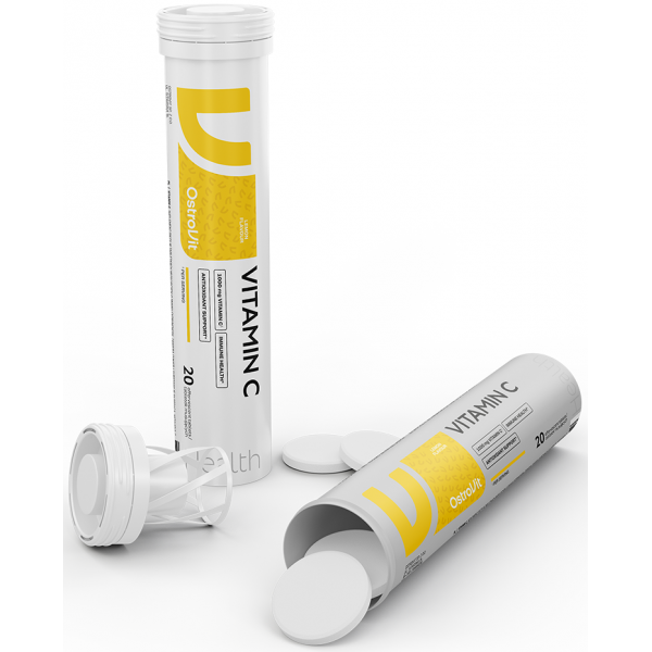 Вітамін С в розчинних таблетках, OstroVit, Vitamin C 1000 - 20 таб
