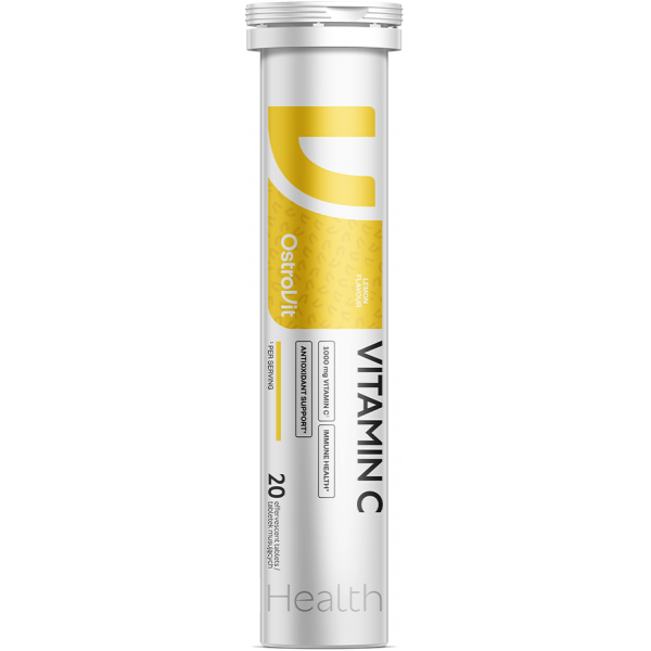 Вітамін С в розчинних таблетках, OstroVit, Vitamin C 1000 - 20 таб