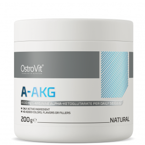 Аргінін АКГ (висока біодоступність), OstroVit, A-AKG - 200 г - Натуральний