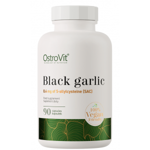 Черный ферментированный чеснок, OstroVit, Black Garlic Vege - 90 капс