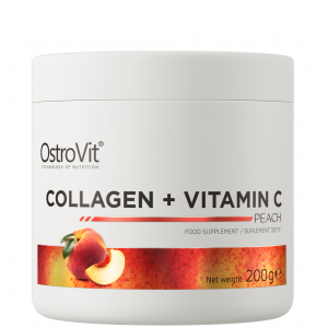 Коллаген с витамином С, OstroVit, Collagen + Vitamin C - 200 г