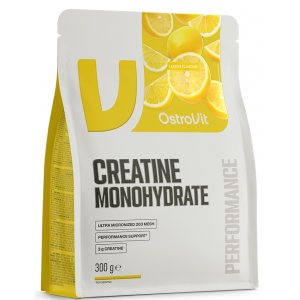 Креатин моногідрат, OstroVit, Creatine Monohydrate - 300 г - Лимон