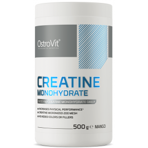 Креатин моногидрат, OstroVit, Creatine Monohydrate - 500 г - Манго