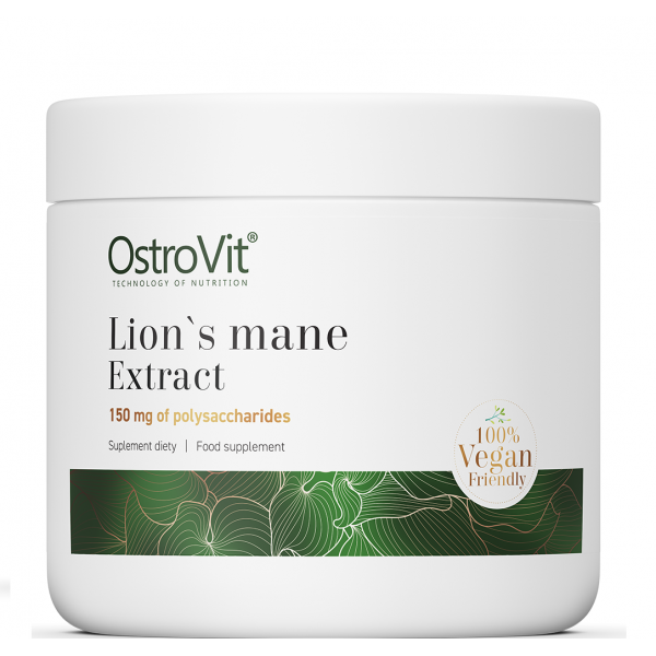 Экстракт гриба Львиная грива, OstroVit, Lion's Mane Extract (Vegan) - 50 г