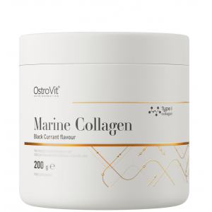 Морський колаген (І типу), OstroVit, Marine Collagen - 200 г - Чорна смородина