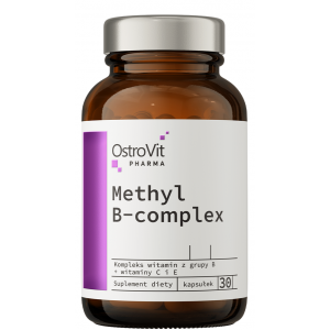 Витамины группы В в биодоступных формах, OstroVit, Pharma Methyl B-Complex - 30 капс