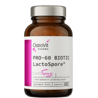 Пробиотик с Инулином, OstroVit, Pharma PRO-60 Biotic LactoSpore - 60 капс