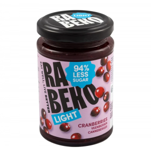 Фруктовый джем без сахара, Rabeko Products, Light jam - 230 г - Клюква