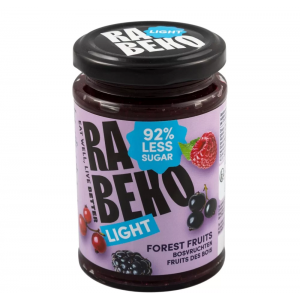 Фруктовый джем без сахара, Rabeko Products, Light jam - 230 г - Лесные фрукты