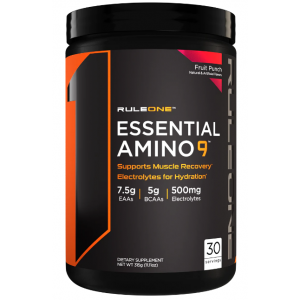 Незаменимые аминокислоты ЕАА с электролитами, Rule 1, Essential Amino 9 - 345 г - Фруктовый пунш