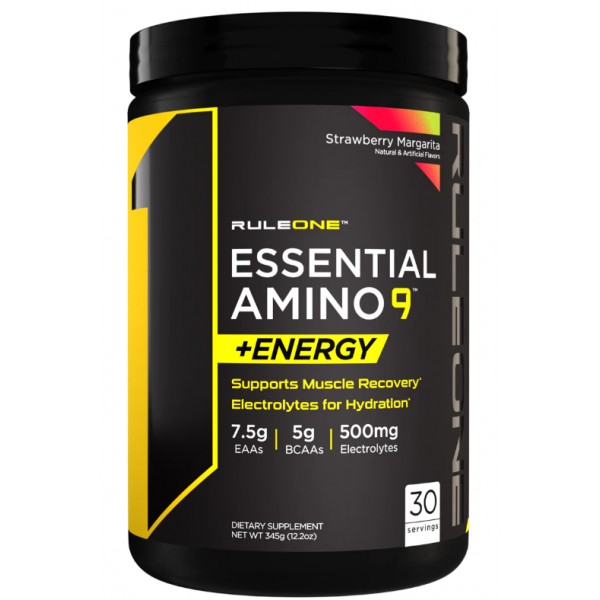 Незаменимые аминокислоты ЕАА с кофеином, Rule 1, Essential Amino 9 + Energy - 345 г 