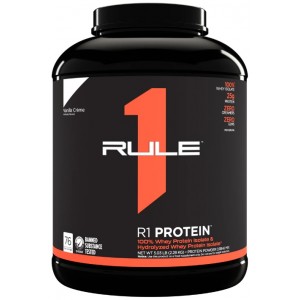 Сывороточный протеин (изолят+гидролизат), Rule 1, R1 Protein - 2,2 кг- Ванильный крем