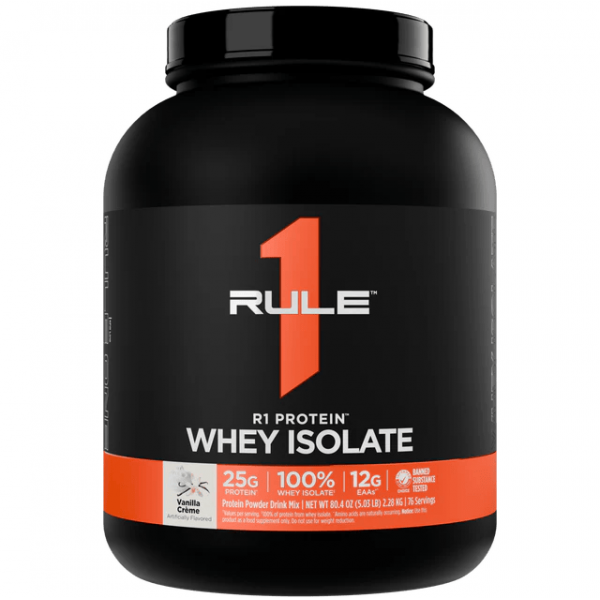 Сывороточный протеин (изолят+гидролизат), Rule 1, R1 Protein - 2,2 кг