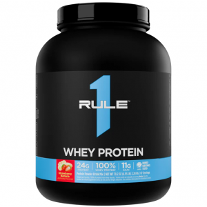 Сироватковий протеїн, Rule 1, R1 Whey Blend - 2,2 кг - Полуниця-Банан