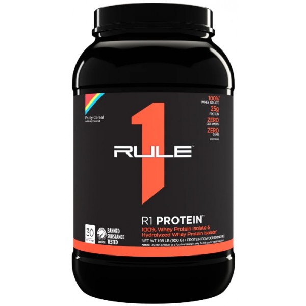 Сывороточный протеин (изолят+гидролизат), Rule 1, R1 Protein - 900 г