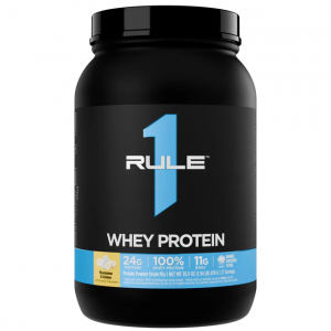Протеин сывороточный, Rule 1, Whey Blend - 878 г - Банан