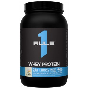 Протеин сывороточный, Rule 1, Whey Blend - 891 г - Ванильный крем
