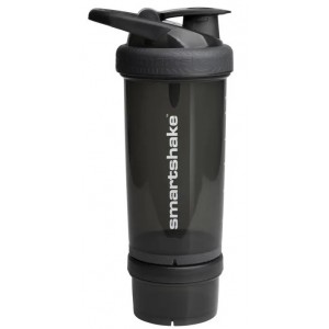 Шейкер с контейнером, SmartShake, Revive 750 мл - black