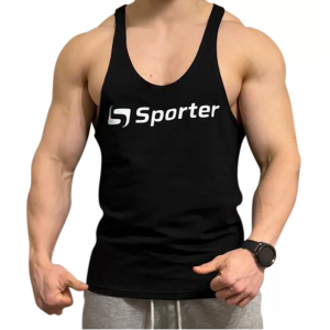 Майка SporterGYM черная