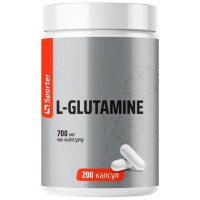 Глютамин 500 мг, Sporter, L-glutamine - 200 капсул