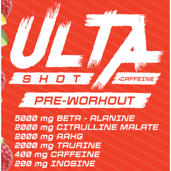 Предтренировочный шот, Sporter, Ulta Pre-Workout - 100 мл