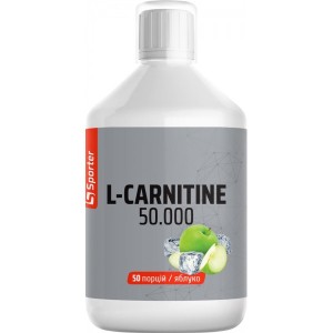 Л-карнитин, жиросжигатель, Sporter, L-carnitine 50.000  - 500 мл