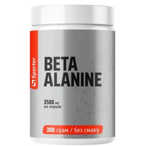 Бета-Аланин, аминокислота для выносливости, Sporter, Beta-Alanine – 300 г