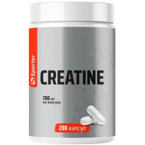 Креатин моногидрат в капсулах по 500 мг, Sporter, Creatine monohydrate - 200 капс