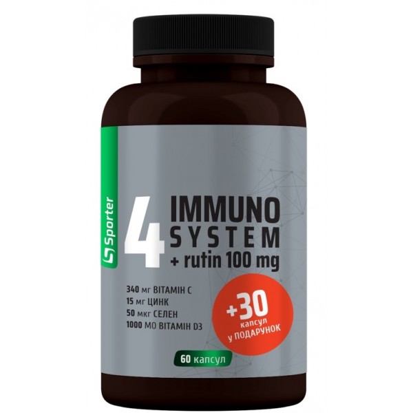 Иммунокомплекс, Sporter, 4Immuno system - 90 капс 