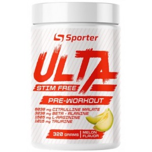 Предтрен без стимуляторов, Sporter, Ulta Stim Free Pre-Workout - 320 г