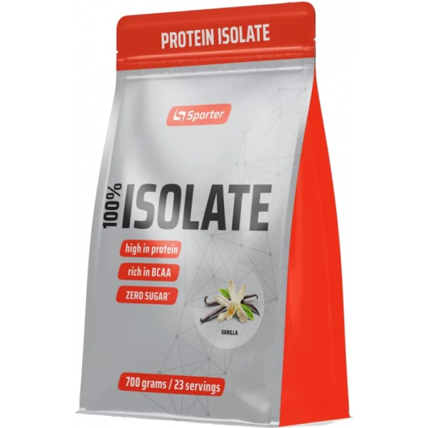 Протеин изолят, Sporter, 100% Isolate - 700 г