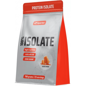 Протеїн ізолят, Sporter, 100% Isolate - 700 г - Солона карамель