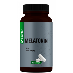Мелатонин, Sporter, Melatonin 5 мг - 60 капс