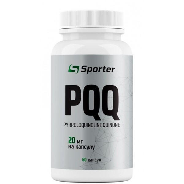 PQQ (піролохінолінхінон), Sporter, PQQ 20 мг - 60 капс